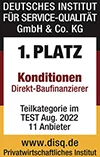 Testsieger: Konditionen - Direkt-Baufinanzierer 2022